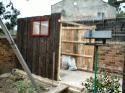 Shed Erection - My dad
